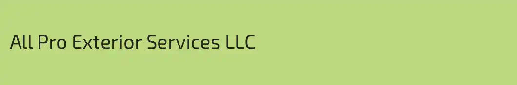 All Pro Exterior Services LLC